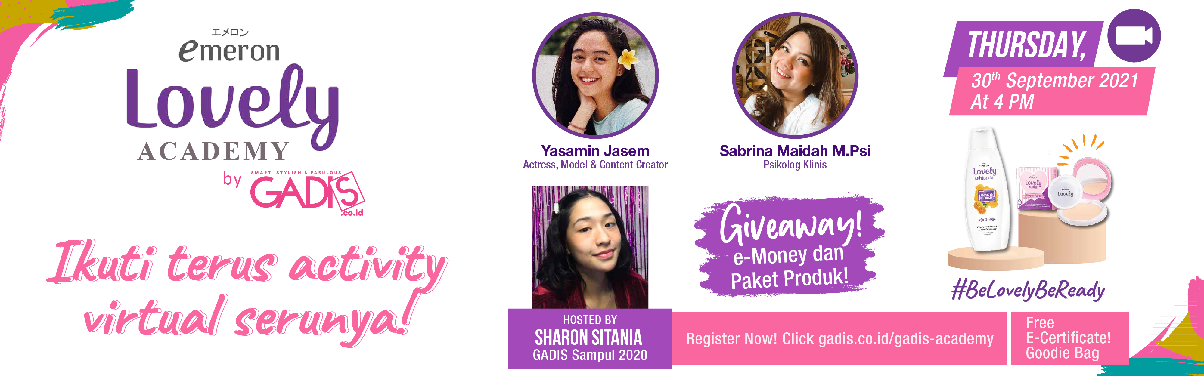 Emeron Lovely Academy By Gadis Sampul